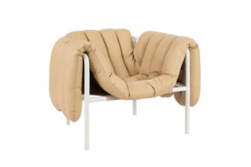 Puffy Loungesessel - Sand leather-cream - Hem