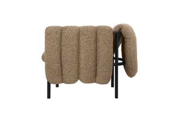 Puffy Loungesessel - Sawdust-black grey - Hem