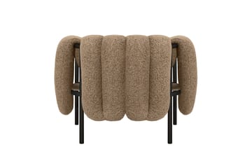 Puffy Loungesessel - Sawdust-black grey - Hem