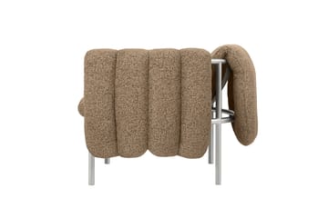 Puffy Loungesessel - Sawdust-edelstahl - Hem