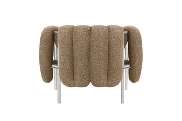 Puffy Loungesessel - Sawdust-edelstahl - Hem