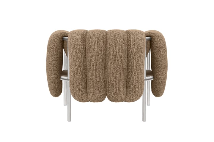Puffy Loungesessel, Sawdust-edelstahl Hem