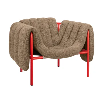 Puffy Loungesessel - Sawdust-traffic red - Hem
