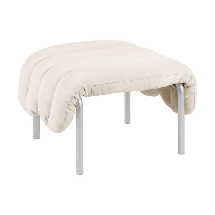 Puffy Ottoman 58x67 cm - Natural-edelstahl - Hem