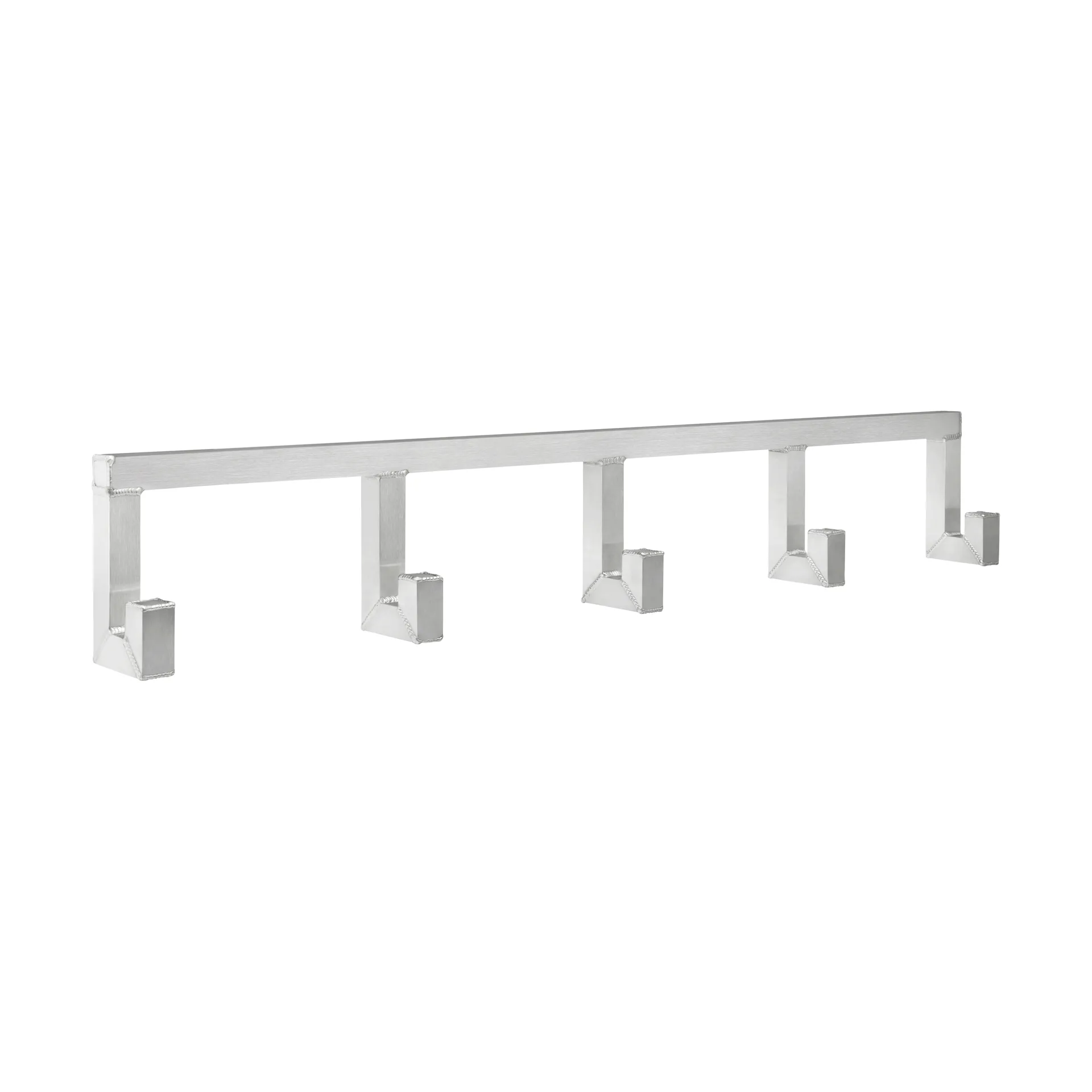 Tig Quintuple Haken 115 cm, Aluminium gebürstet Hem