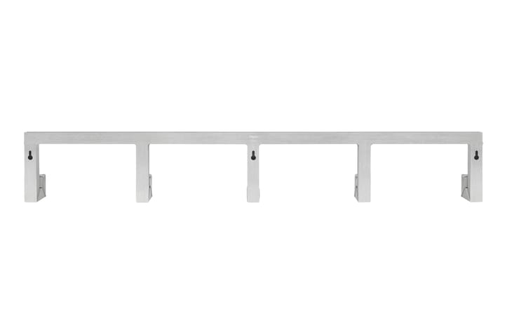 Tig Quintuple Haken 115 cm, Aluminium gebürstet Hem