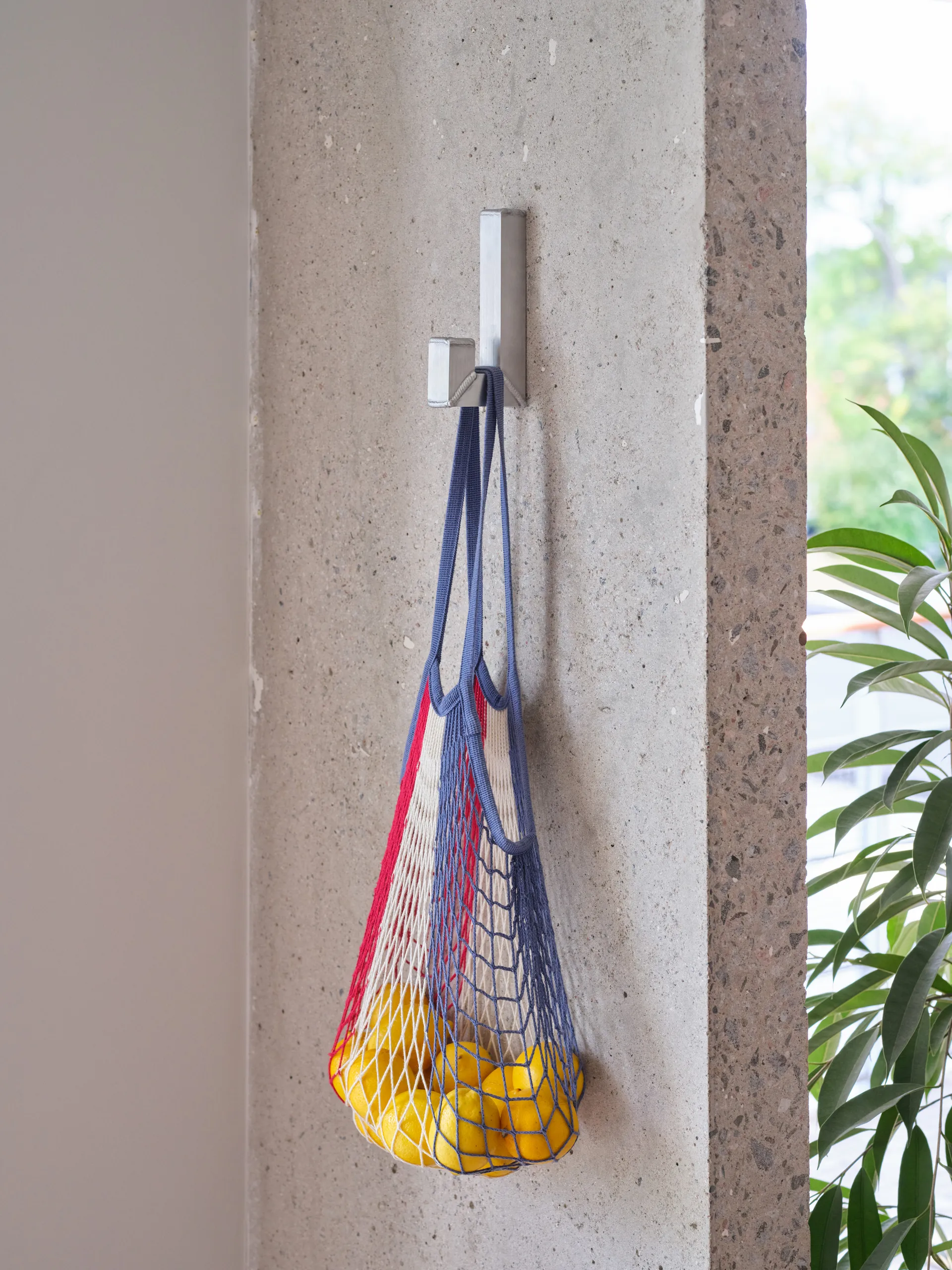 Tig Single Haken, Aluminium gebürstet Hem