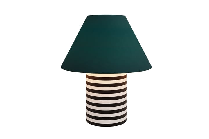 Toto Tischleuchte Large 64 cm, Pine-black & white stripes Hem