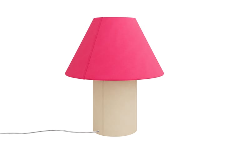 Toto Tischleuchte Medium 47 cm, Magenta-beige Hem