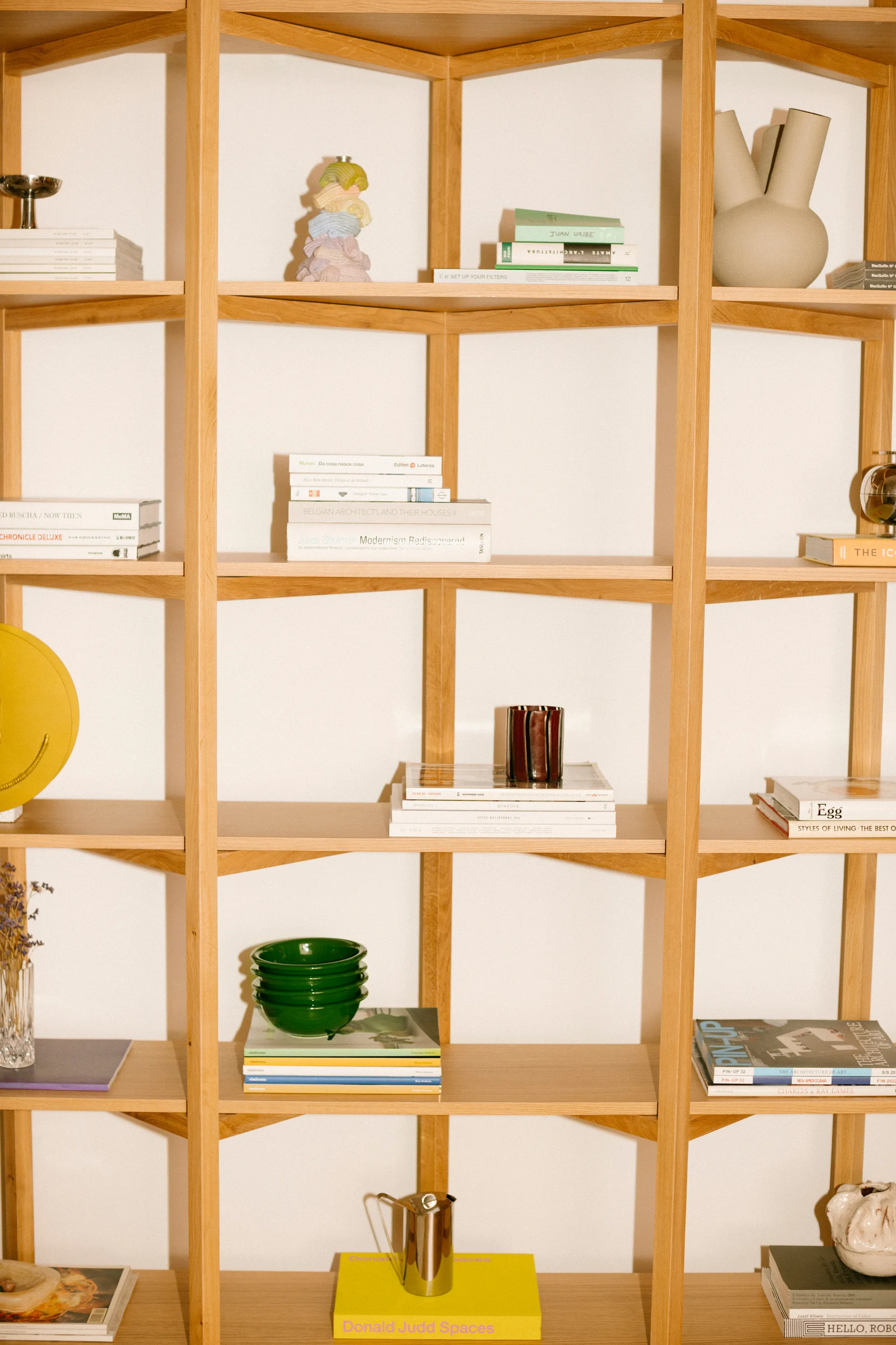 Zig Zag Regal High 175x214 cm, Eiche Hem