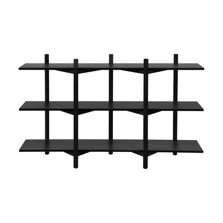 Zig Zag Regal Low 175x100 cm - Black - Hem