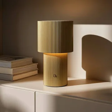 Iluma tragbare Tischlampe - Gold - Herstal