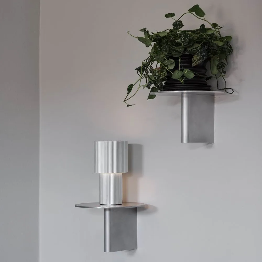 Iluma tragbare Tischlampe, Silber Herstal