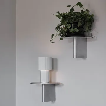 Iluma tragbare Tischlampe - Silber - Herstal