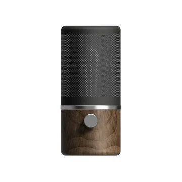 Jazz Tischleuchte 24cm - Dunkle Eiche-mattschwarz - Herstal