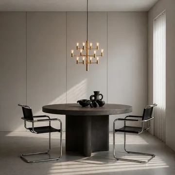 Manola 12 Kronleuchter - Satin brass - Herstal