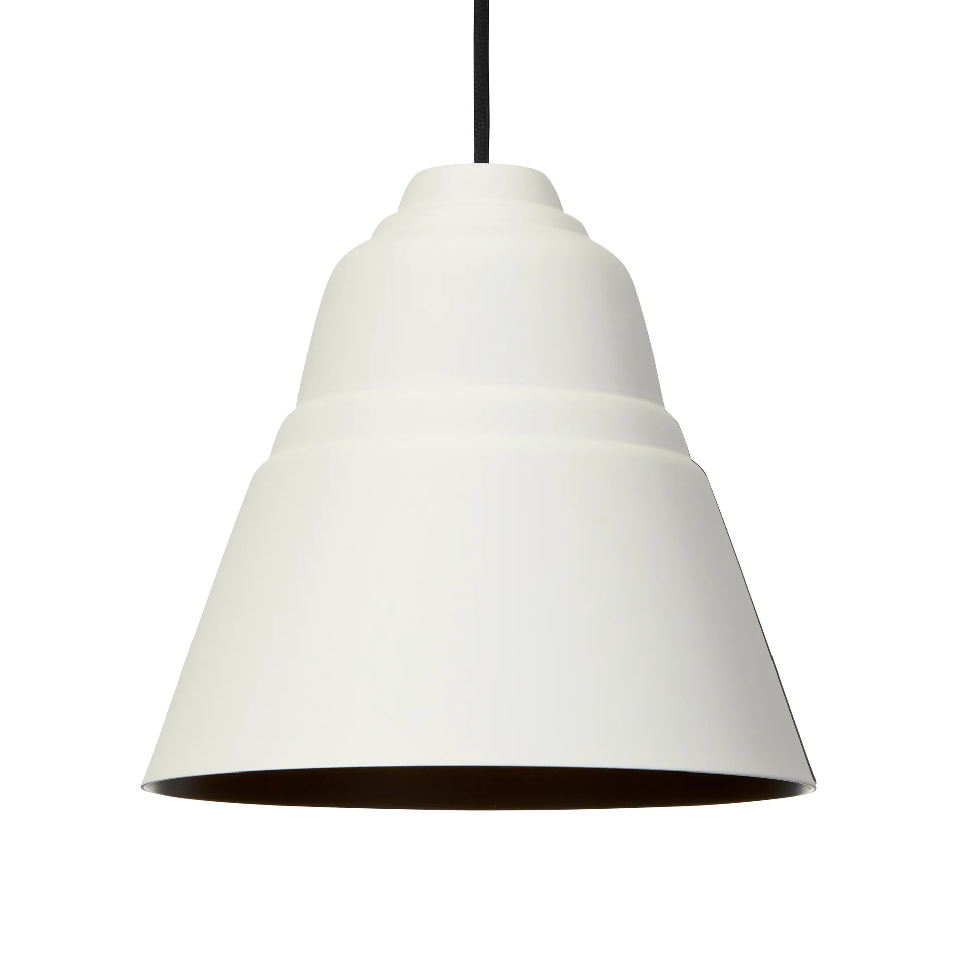 Relief Pendelleuchte 30cm, Perlweiß Herstal