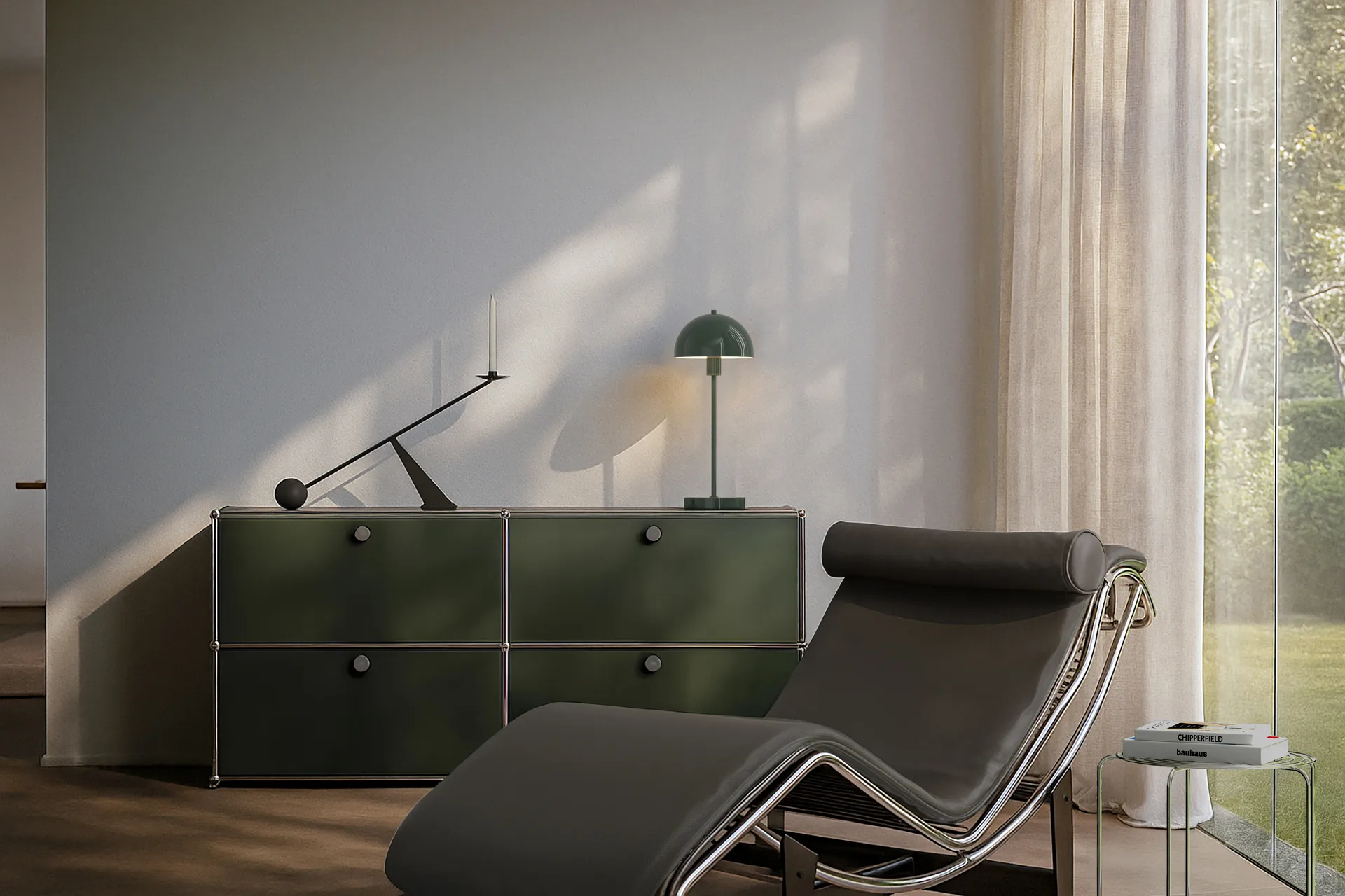 Vienda Tischleuchte, Oak leaf green Herstal