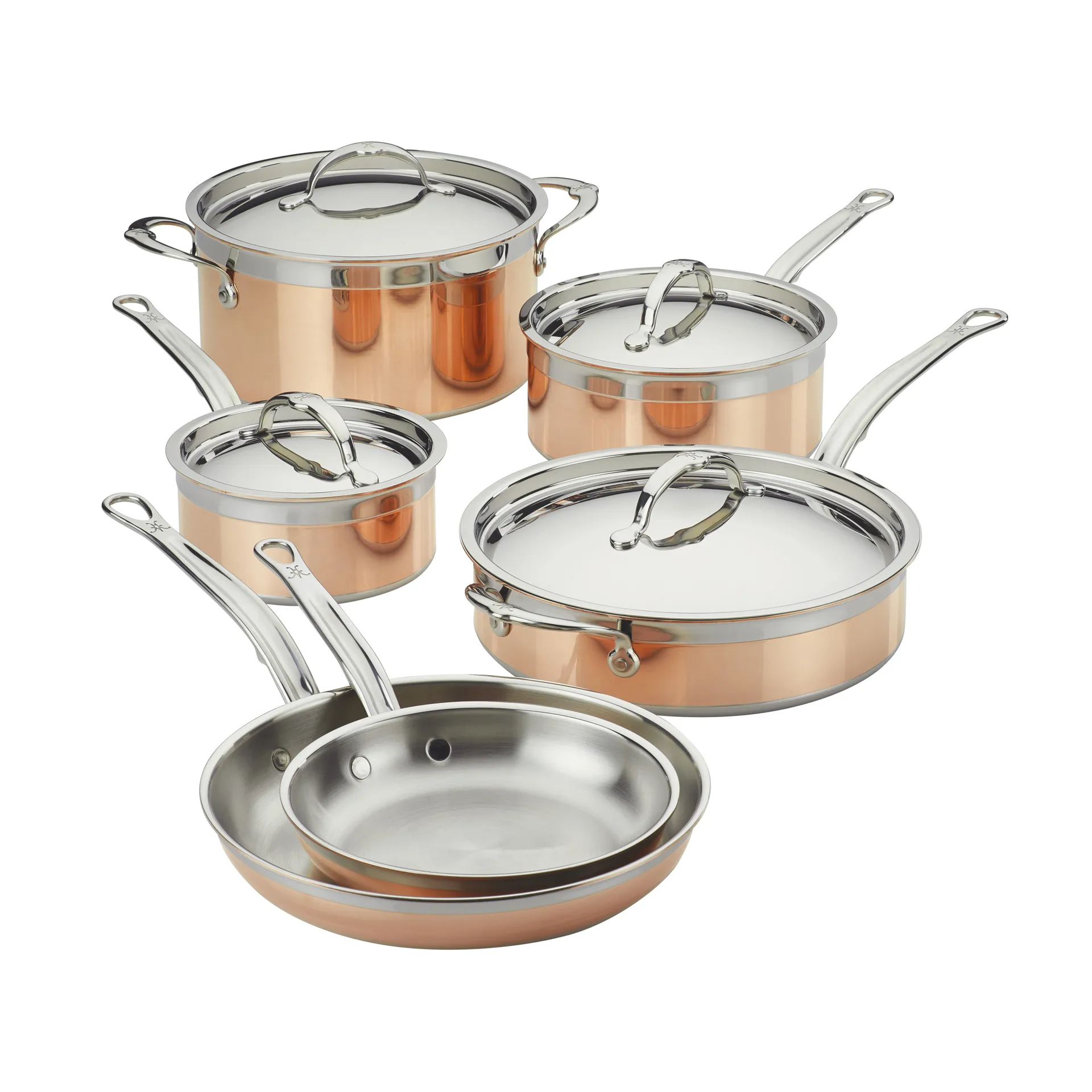 Hestan Copperbond Topf- und Pfannenset, 10-teilig Hestan