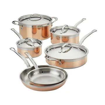 Hestan Copperbond Topf- und Pfannenset - 10-teilig - Hestan