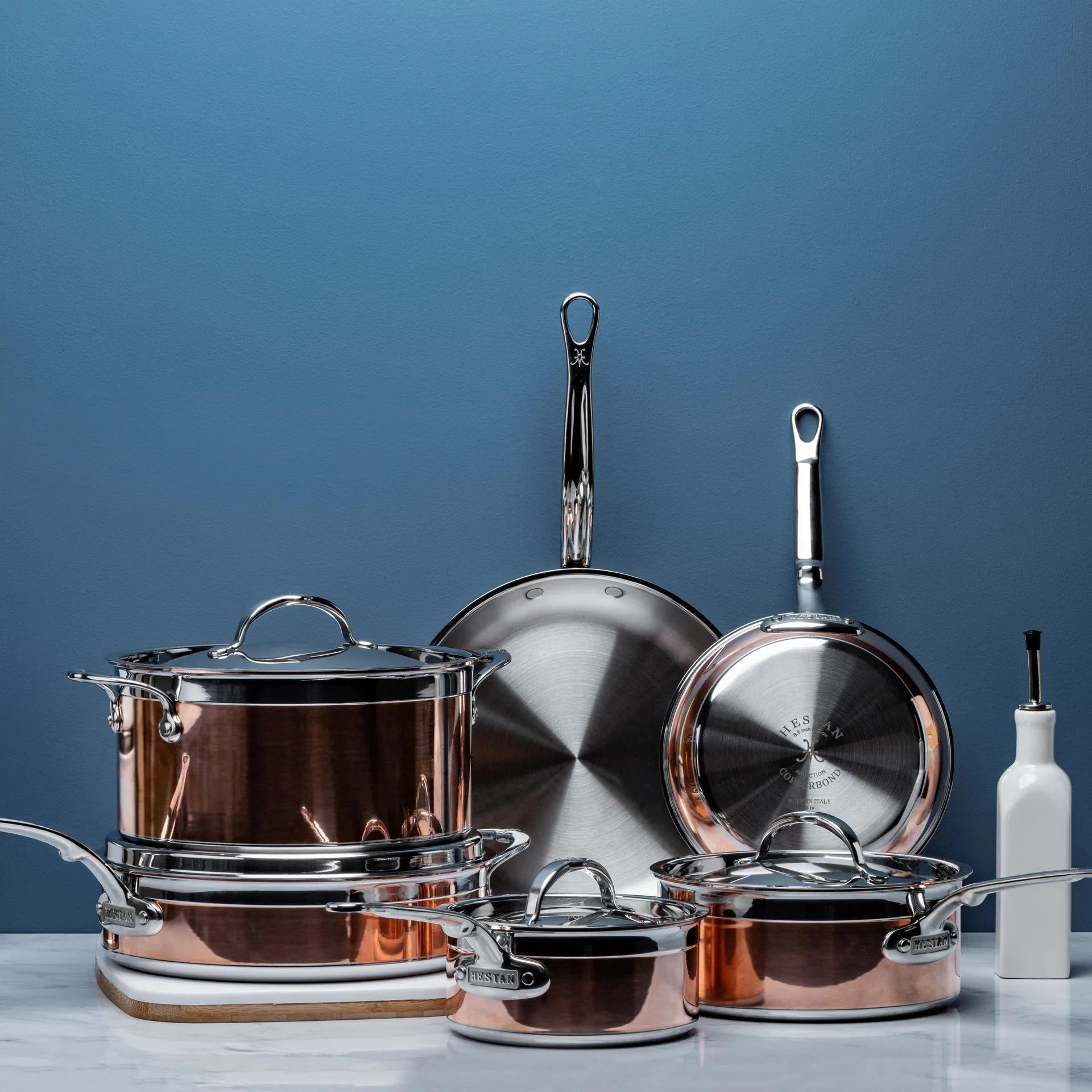 Hestan Copperbond Topf- und Pfannenset, 10-teilig Hestan