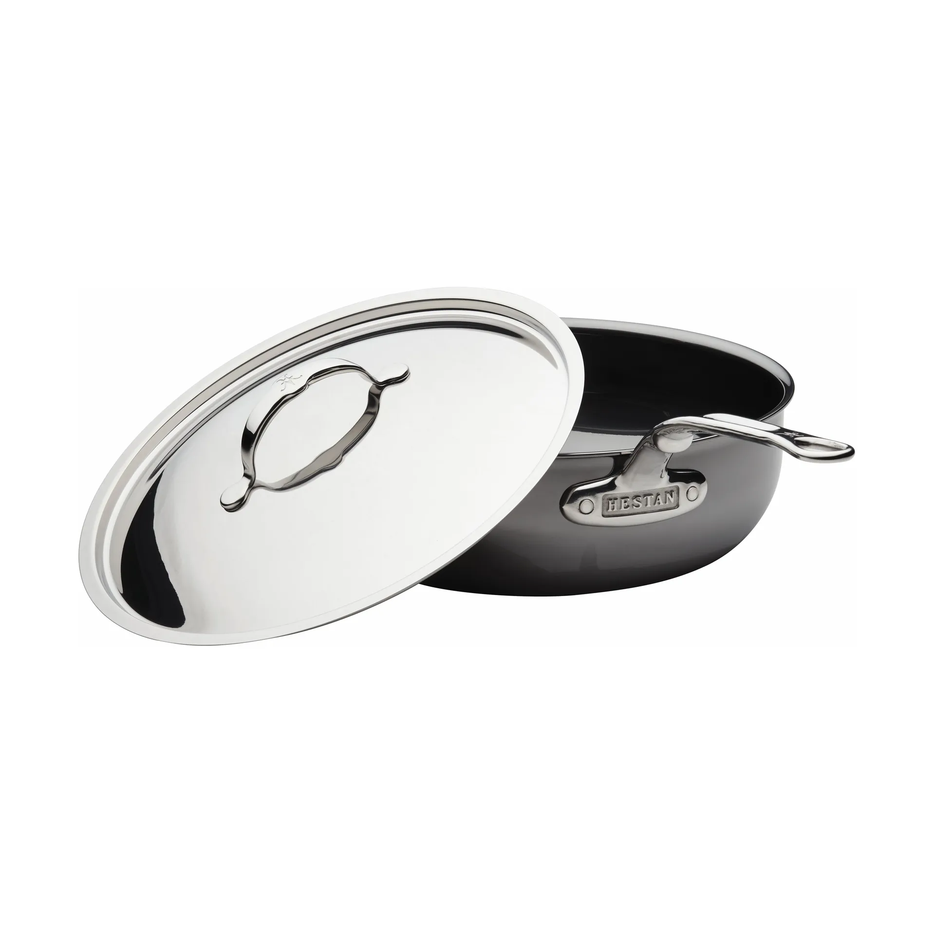 Hestan Nanobond Bratentopf mit Deckel 4,7 L, Edelstahl Hestan