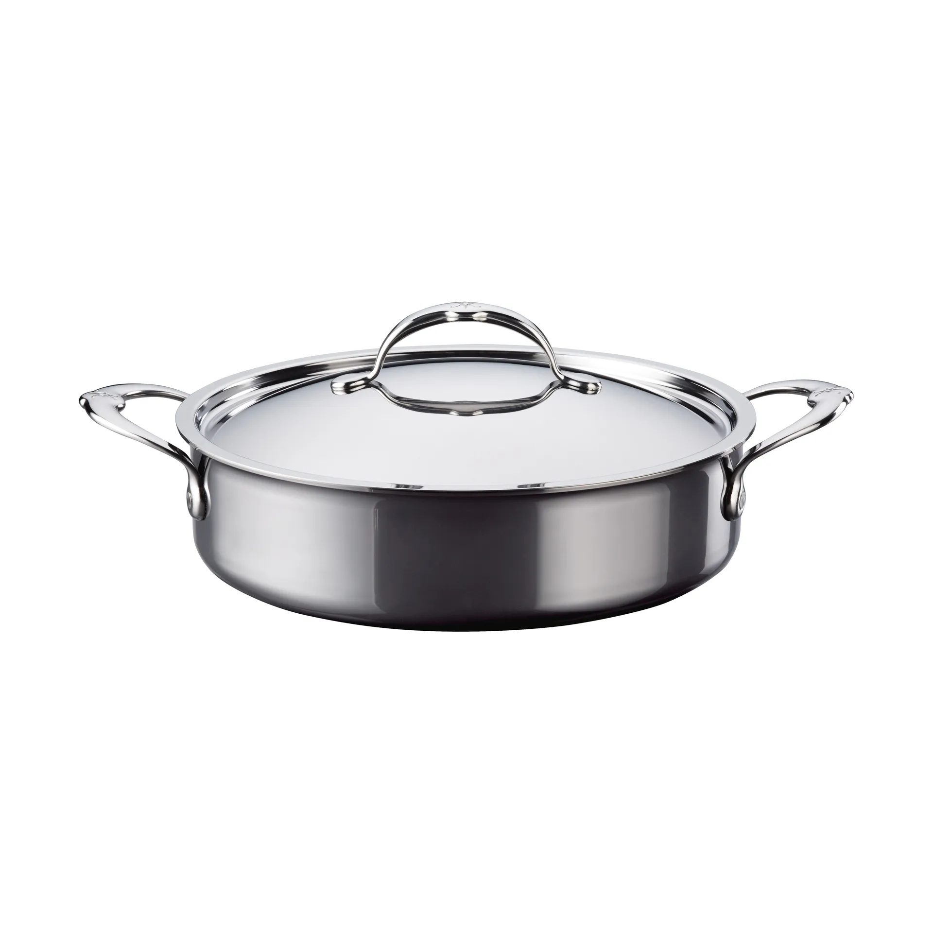 Hestan Nanobond Sauteuse mit Deckel 26 cm, Edelstahl Hestan