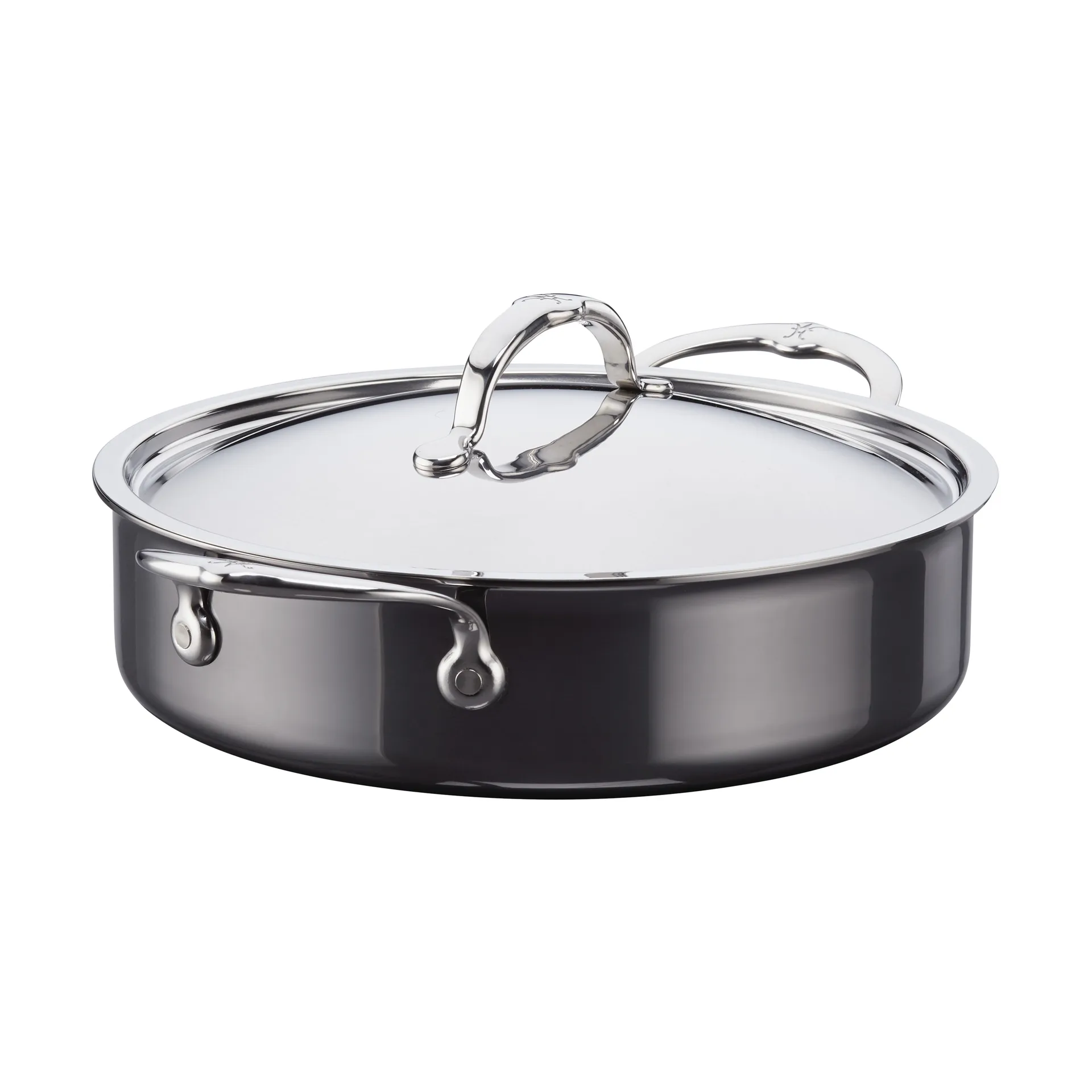 Hestan Nanobond Sauteuse mit Deckel 26 cm, Edelstahl Hestan