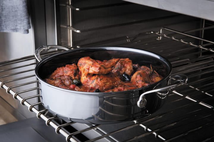 Hestan Nanobond Sauteuse mit Deckel 26 cm, Edelstahl Hestan