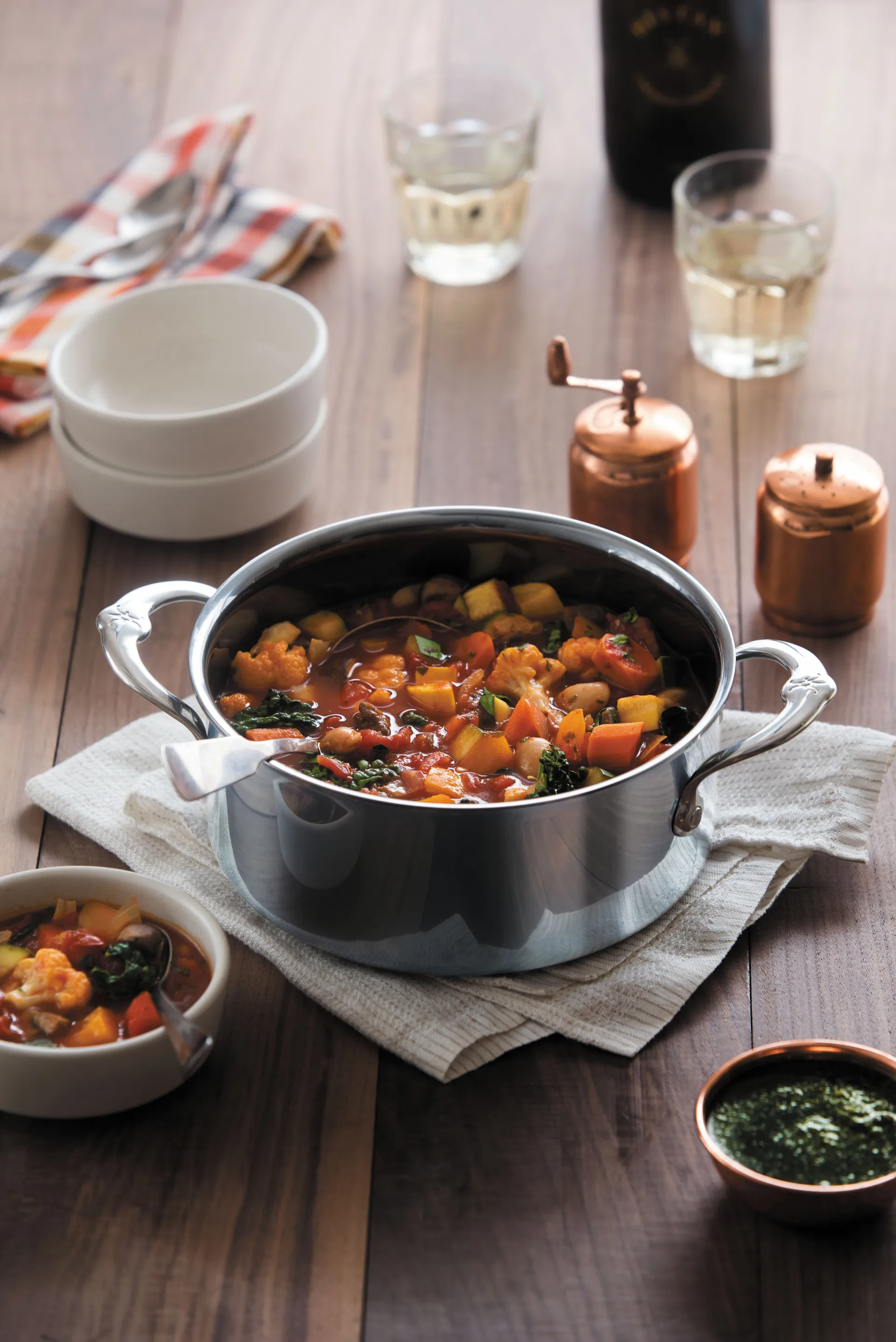 Hestan Nanobond Topf mit Deckel 7,6 L, Edelstahl Hestan