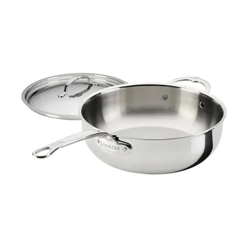 Hestan ProBond Luxe Allroundpfanne mit Deckel - Edelstahl, Hilfsgriff - Hestan