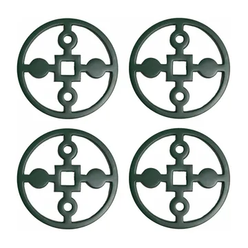 Anima Gemella Glasuntersetzer 4er Pack - Grün - Hilke Collection