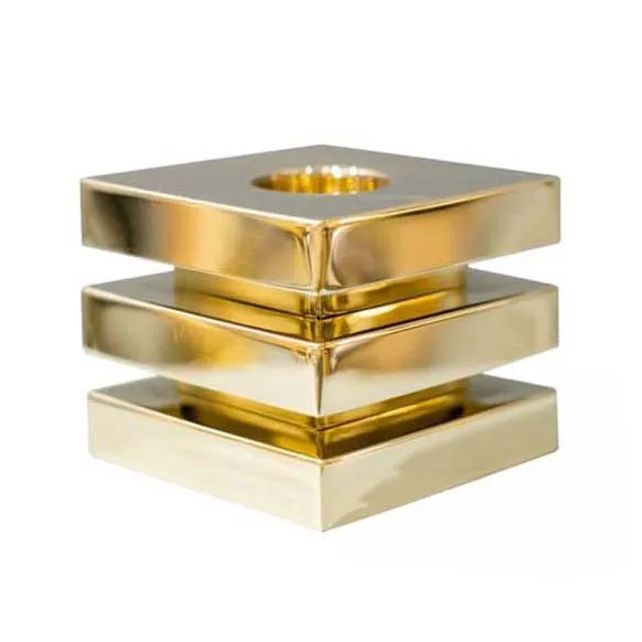 Cara Kerzenhalter, Massives Messing Hilke Collection