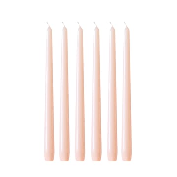 Herrenhauskerzen 30 cm 6er-Pack - Rosa Glanz - Hilke Collection