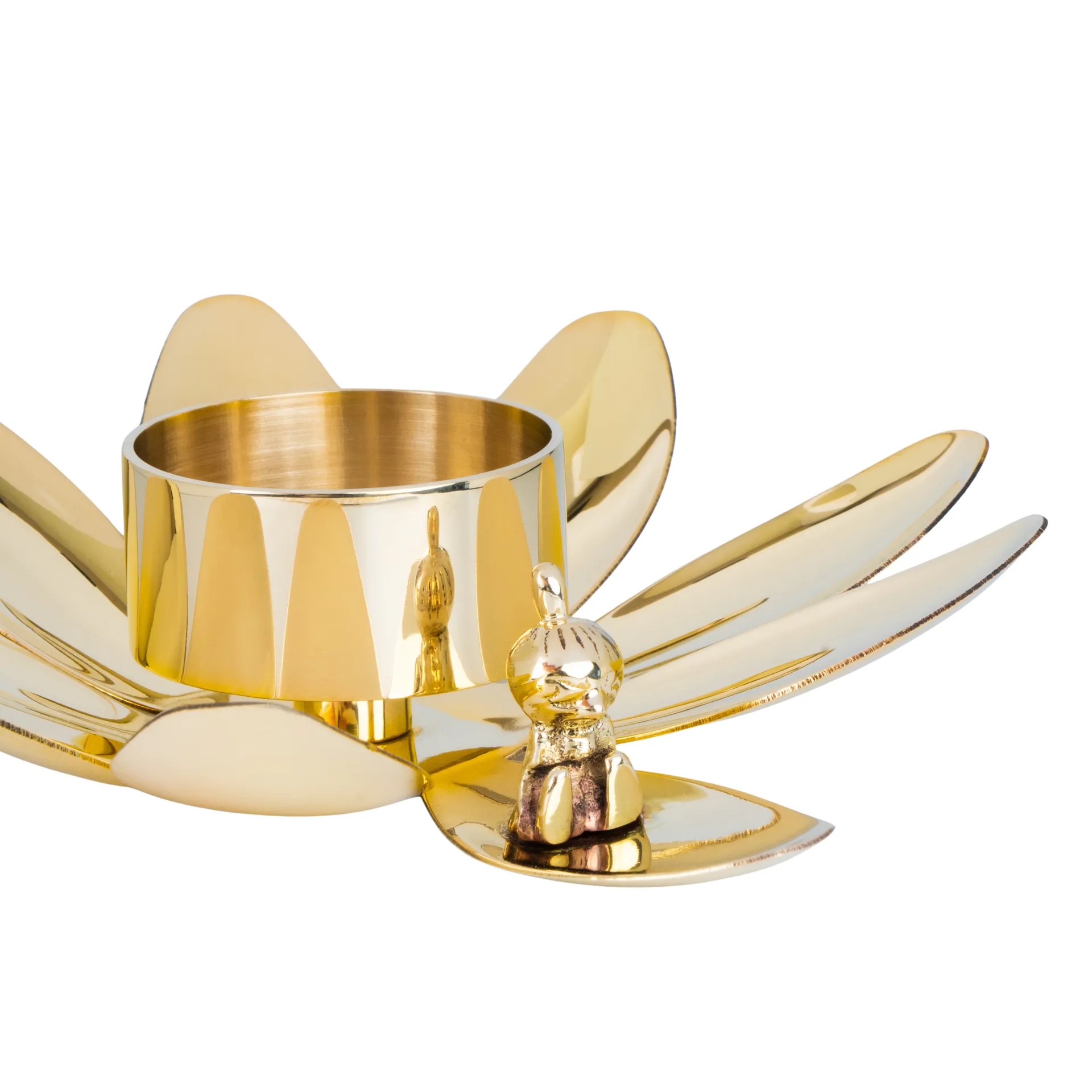 Hilke X Mumin Little My Kerzenständer, Messing Hilke Collection