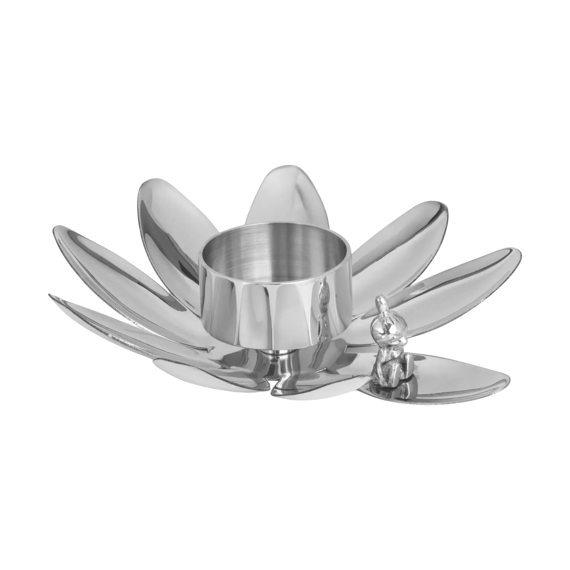 Hilke X Mumin Little My Kerzenständer, Vernickeltes Messing Hilke Collection