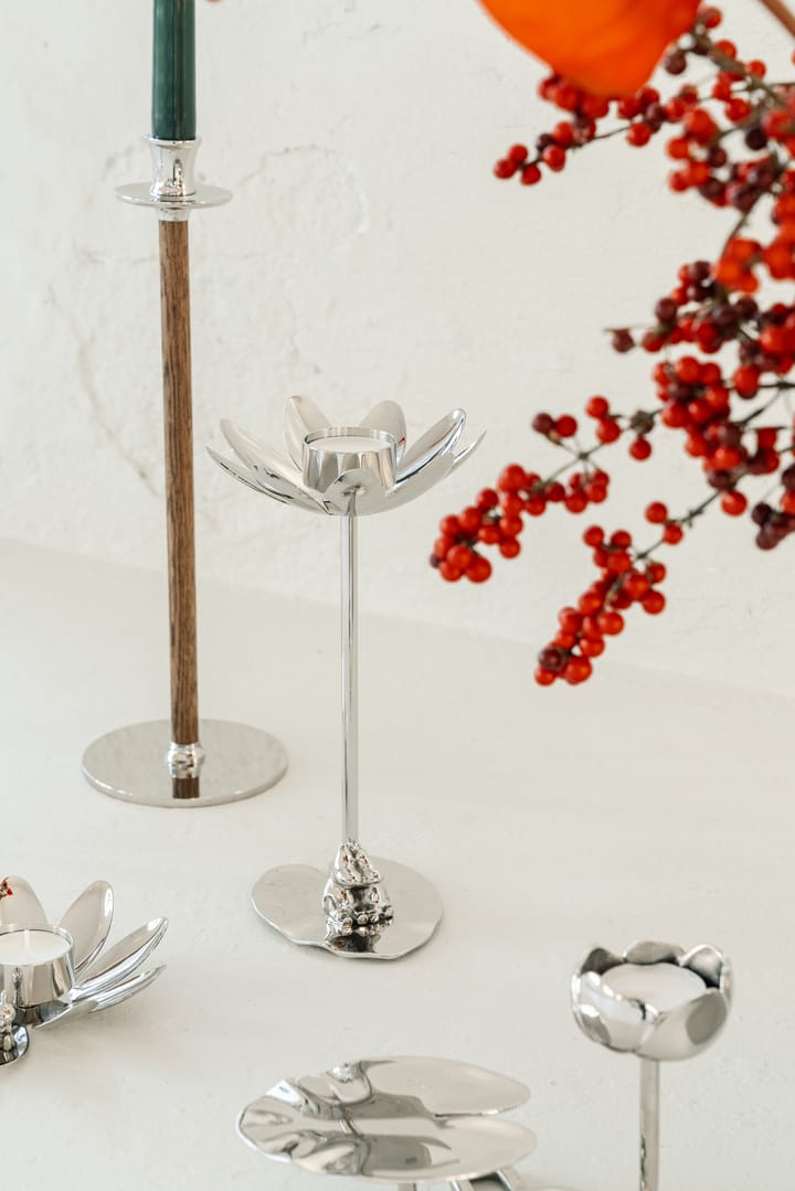 Hilke X Mumin Little My Kerzenständer, Vernickeltes Messing Hilke Collection