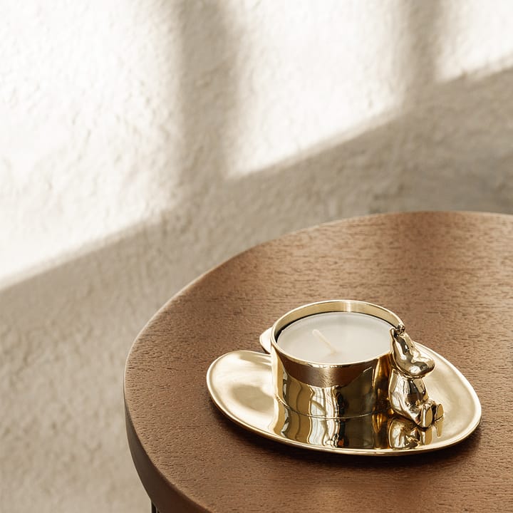Hilke X Mumin No.3 Kerzenhalter, Messing Hilke Collection