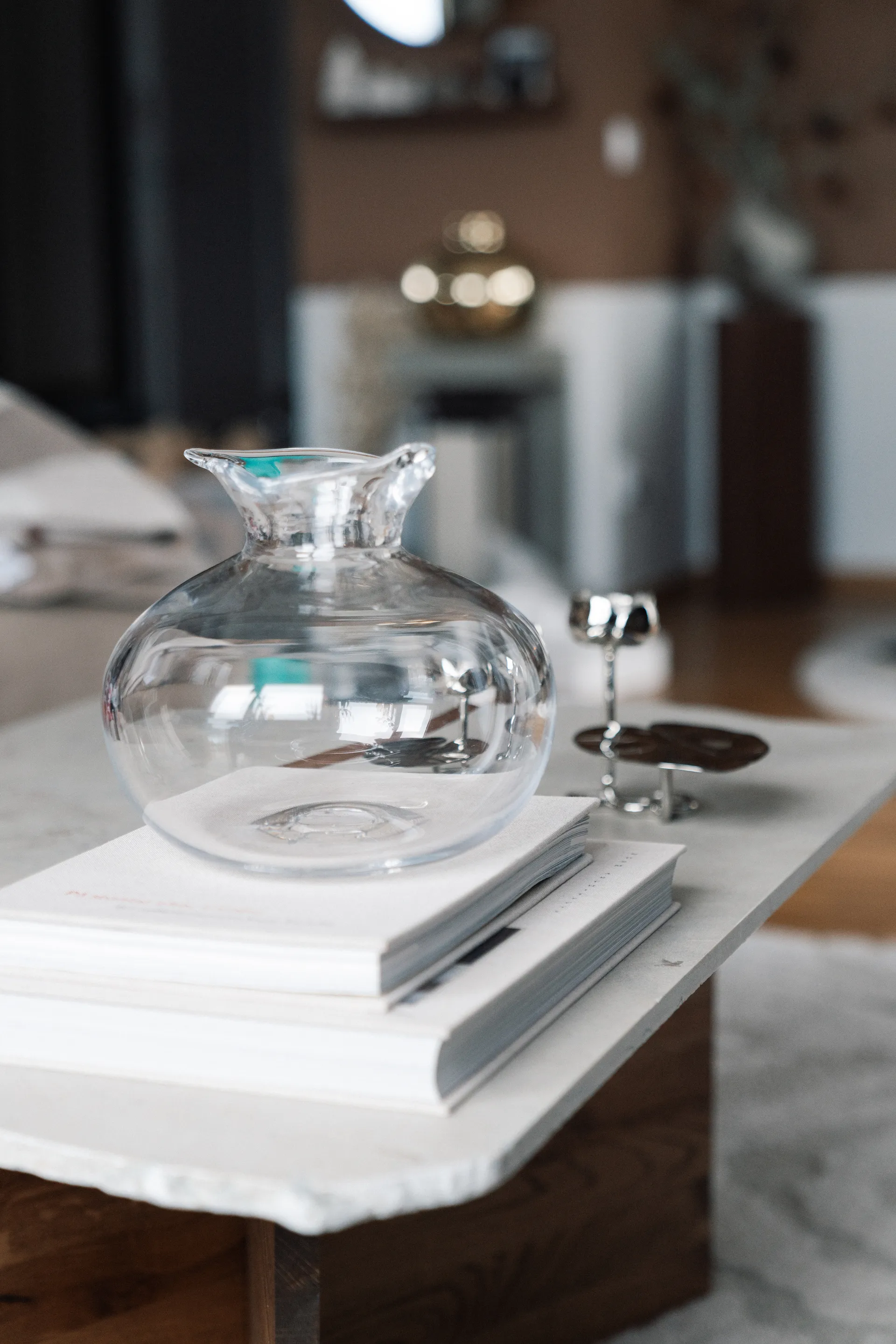 Hilke X Skruf Perla Vase, Klar Hilke Collection