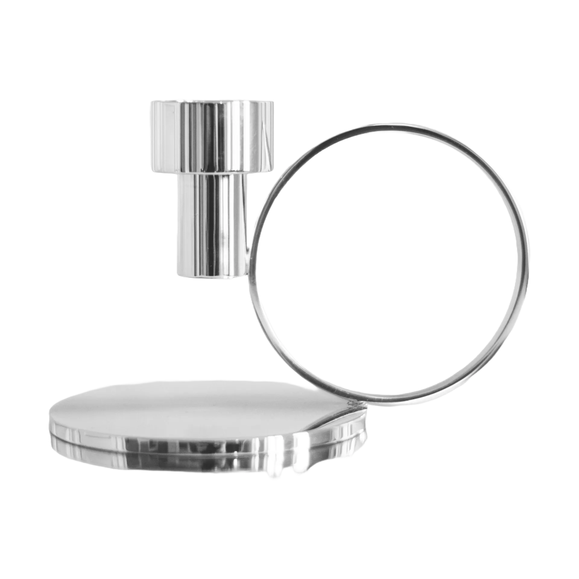 Insieme Kerzenhalter, Vernickeltes Messing Hilke Collection