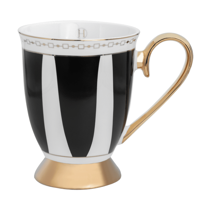 Strisce Nero Tasse 28 cl - Schwarz-Weiß-Gold - Hilke Collection