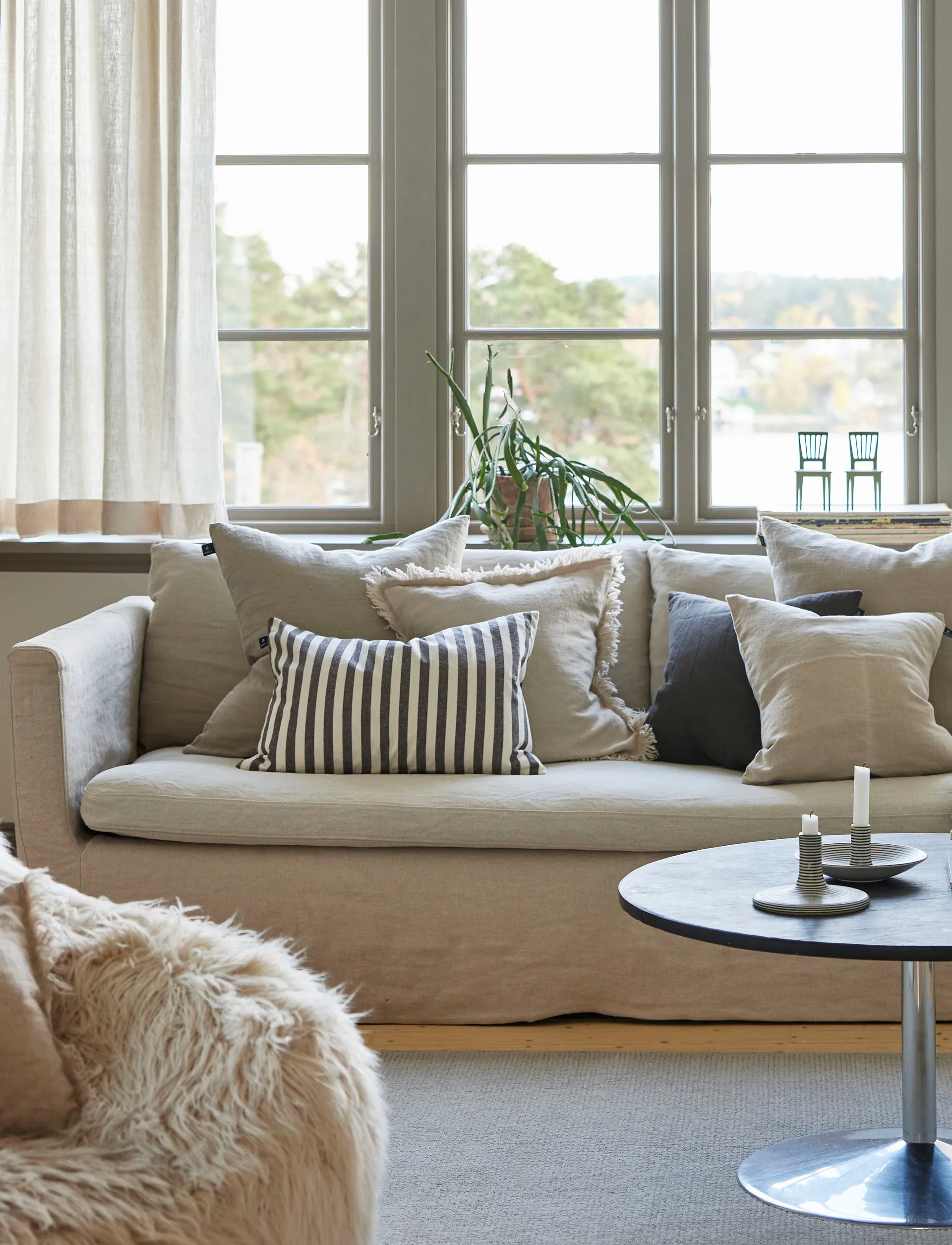 Bretagne Kissenbezug, Chocolate, 40x60 cm Himla