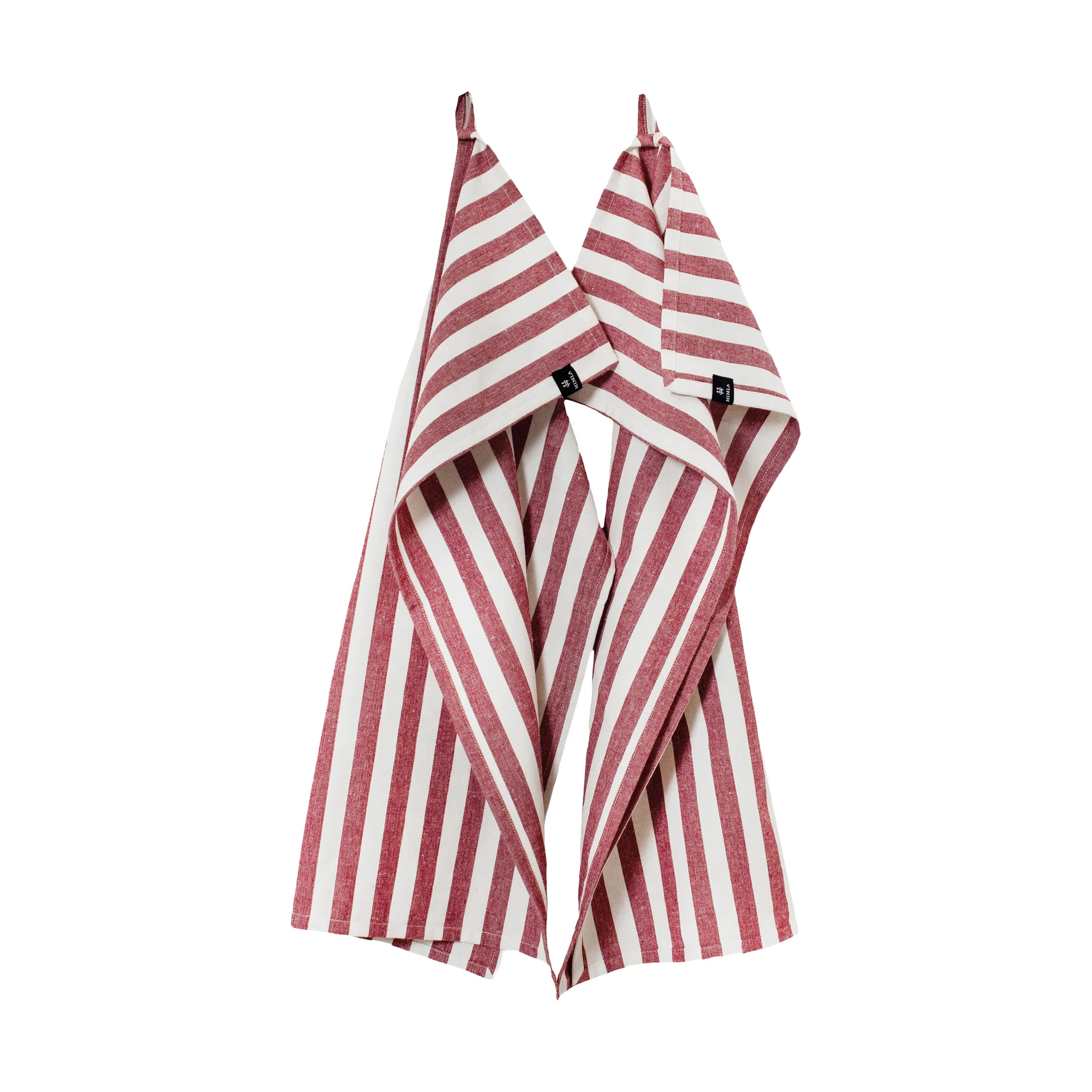 Bretagne Küchentuch 50x70 cm 2er-Pack, Deep red Himla