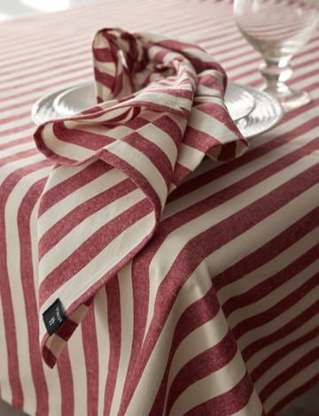 Bretagne Stoffserviette 50x50 cm 4er-Pack - Deep red - Himla