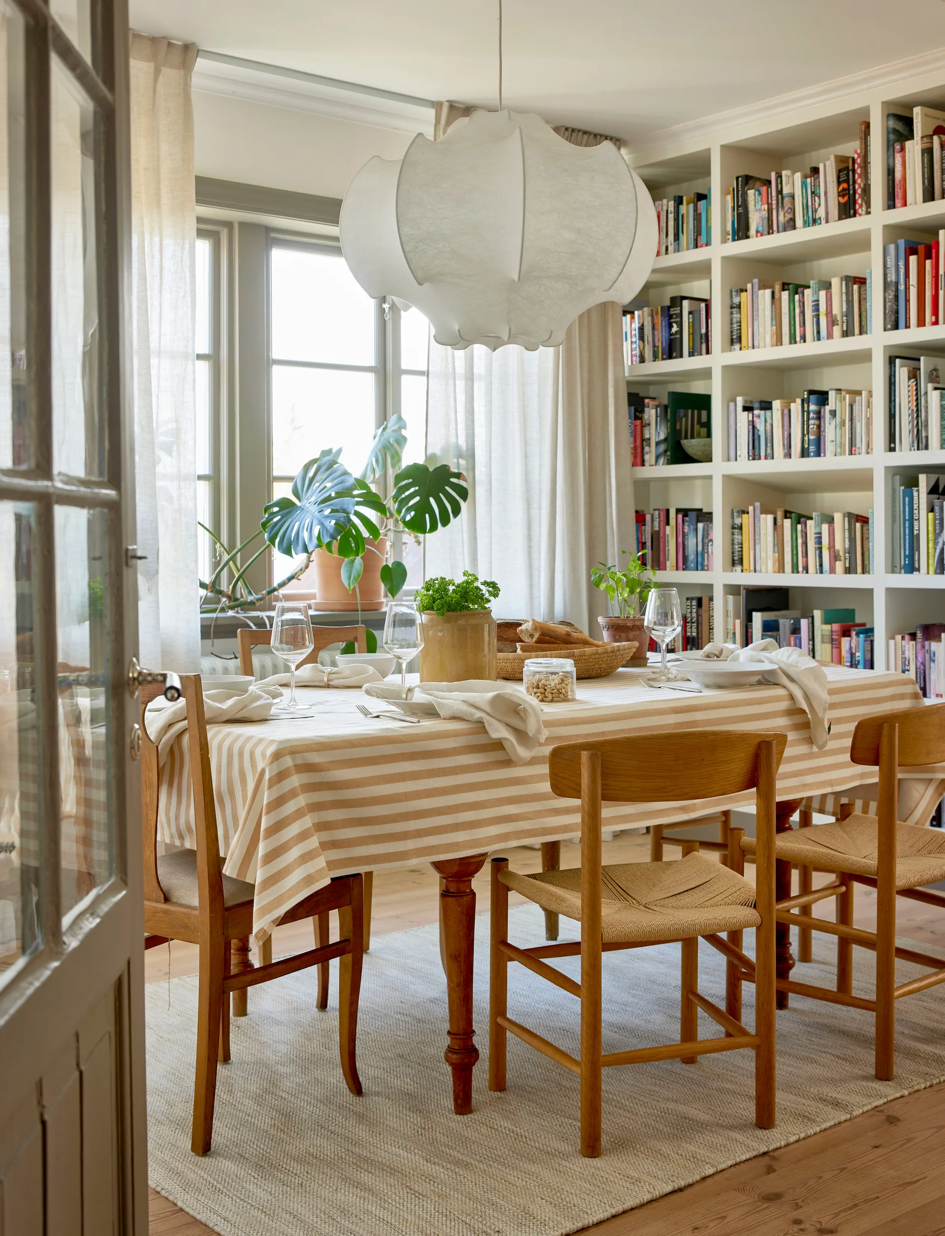 Bretagne Tischdecke, Wheat, 145x250 cm Himla