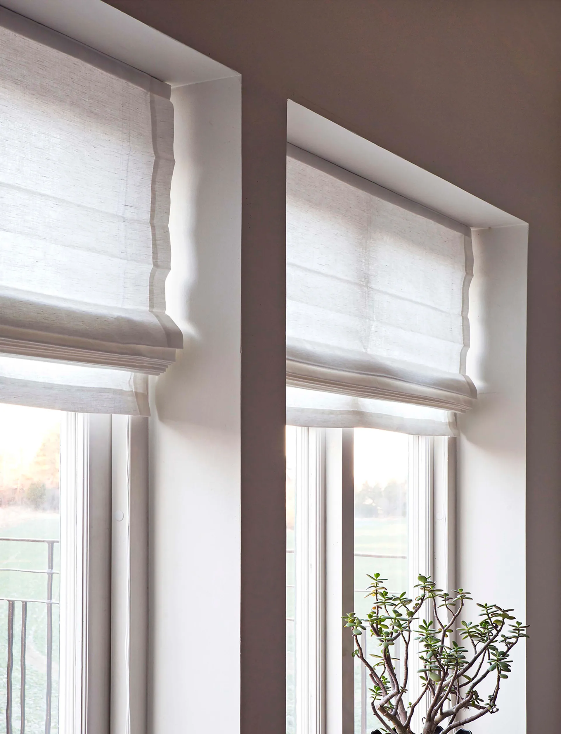 Ebba Rollgardine 60 x 180cm, Weiß Himla