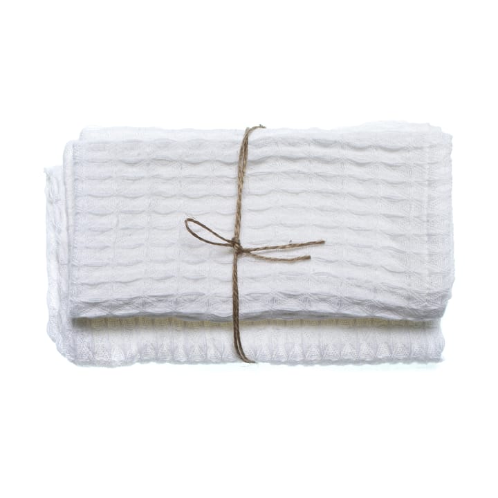 Ego Gästehandtuch 30 x 30cm 2er Pack, White Himla