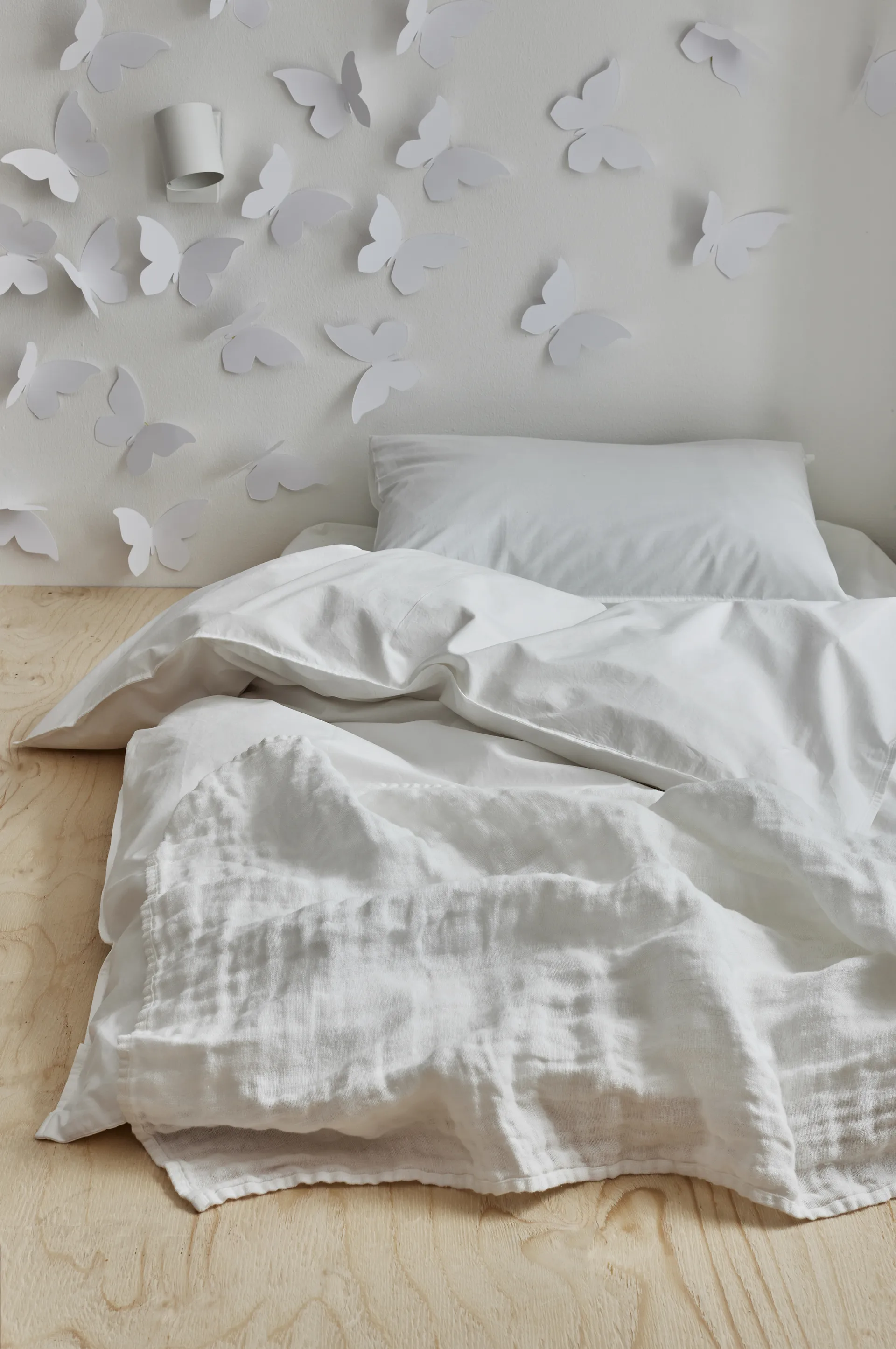 Hannelin Babydecke 60 x 110cm, White-white Himla