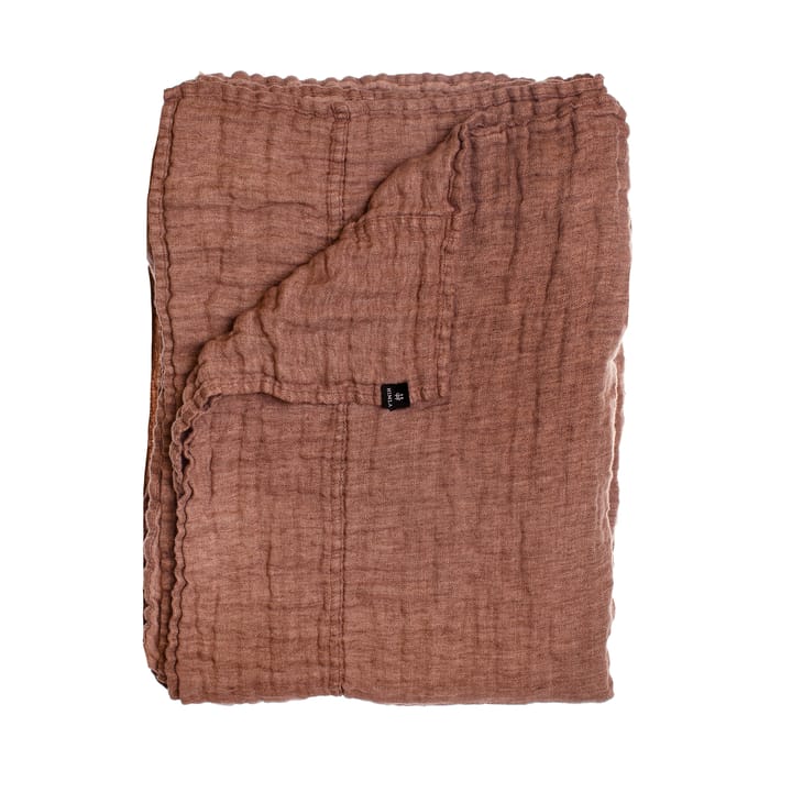 Hannelin Bettüberwurf rust 'n rose (braun) - 160 x 260 - Himla