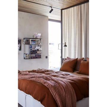 Hannelin Bettüberwurf rust 'n rose (braun) - 160 x 260 - Himla